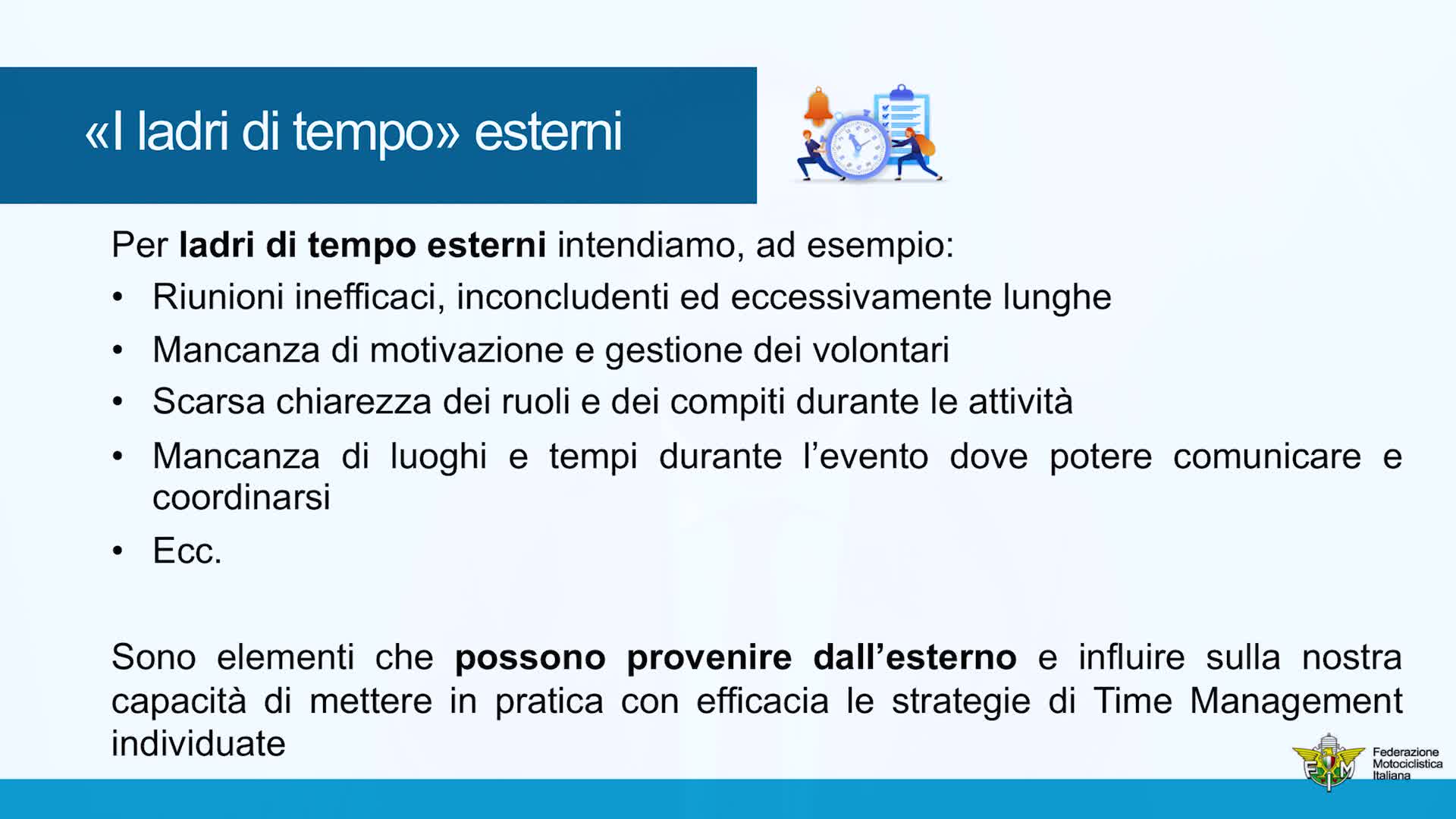 Time management 3 - Vincere la corsa-