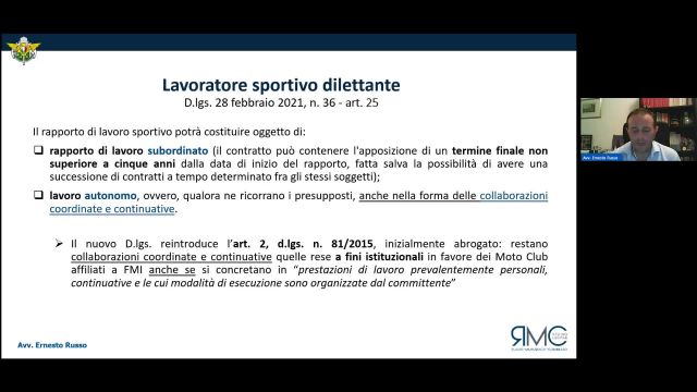 04 Lavoratore Sportivo dilettante