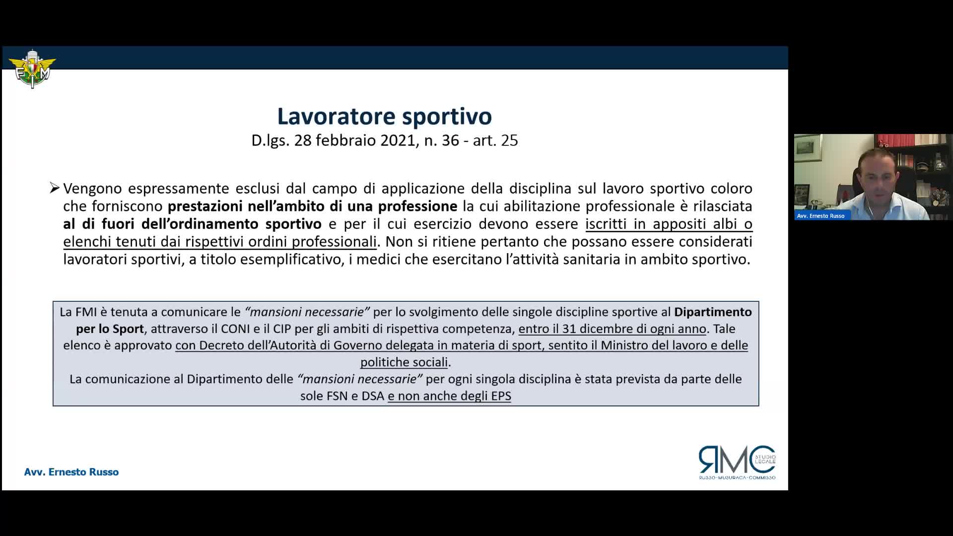 03 Lavoratore sportivo