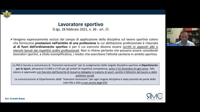 03 Lavoratore sportivo