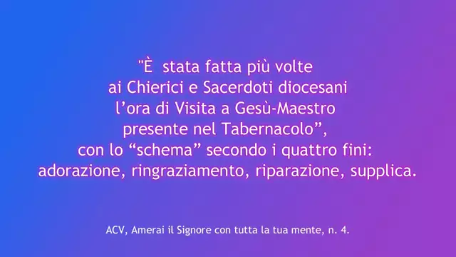 ACV - 3ª Lezione - italiano