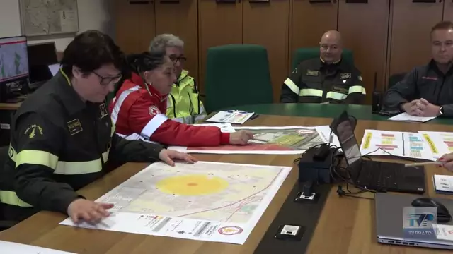 Incidente industriale alla Toscochimica, ma è solo una esercitazione di protezione civile