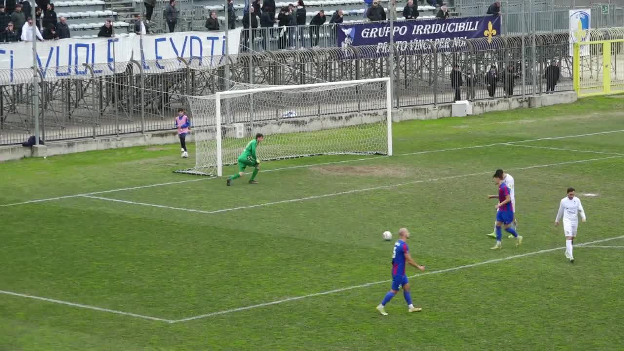 Prato -  Progresso 1 - 0  (azioni salienti e interviste  post gara)