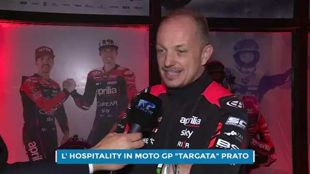 In moto GP l'hospitaly e la logistica di Aprilia targata Prato