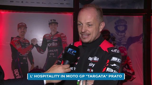 In moto GP l'hospitaly e la logistica di Aprilia targata Prato