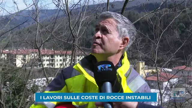 Frana 325, i lavori sulle coste di rocce instabili che hanno isolato la Val di Bisenzio