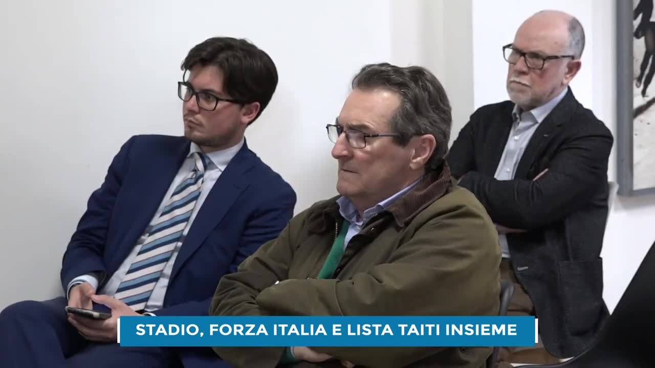 Lista Taiti e Forza Italia insieme per la riqualificazione dello stadio Lungobisenzio