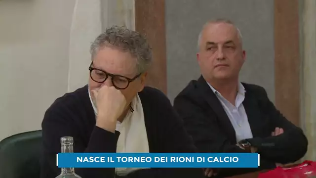 Presentato il Torneo dei Rioni di calcio