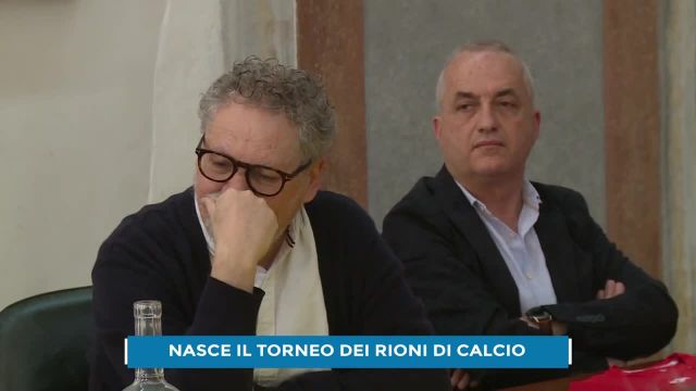Presentato il Torneo dei Rioni di calcio