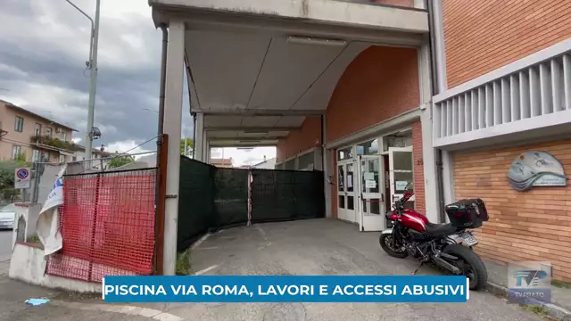 Piscina via Roma, tra cantieri e accessi abusivi