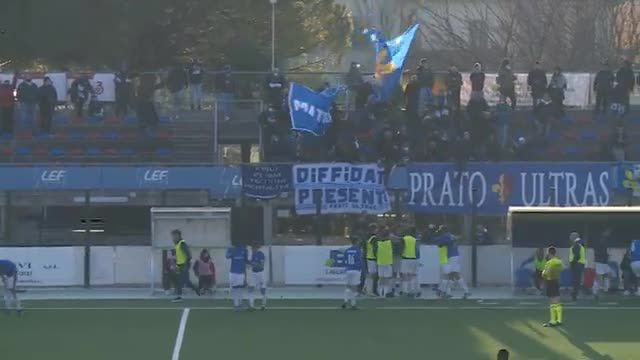 Prato -  Fanfulla 1- 0 ( azioni salienti e interviste post gara)