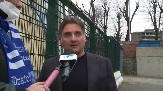 Prato -  Rimini 0 -1 ( azioni salienti ed interviste post gara)