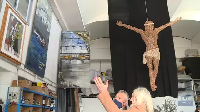 Montemurlo, svelato alla Signal il Cristo di Giuseppe Guanci