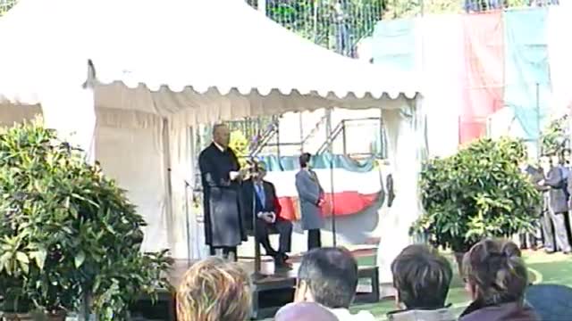 il presidente ciampi all'inaugurazione del museo della deportazione