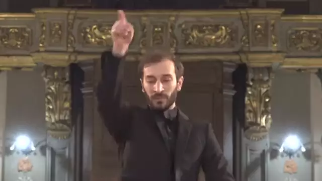 esecuzione del Sanctus concerto della camerata