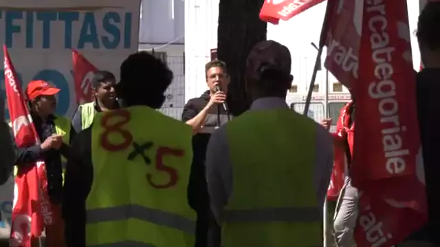 Operai sfruttati, mobilitazione itinerante del Si Cobas