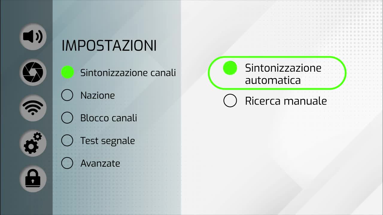Tv Prato tutorial sintonizzazione