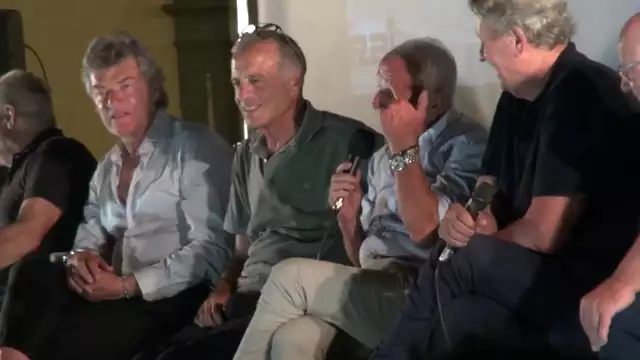 Le vecchie glorie viola Antognoni, Chiarugi, Merlo e Esposito nei chiostri di San Domenico