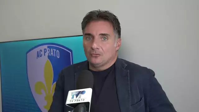 Il presidente del Prato Stefano Commini presenta il nuovo Prato