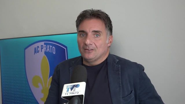 Il presidente del Prato Stefano Commini presenta il nuovo Prato
