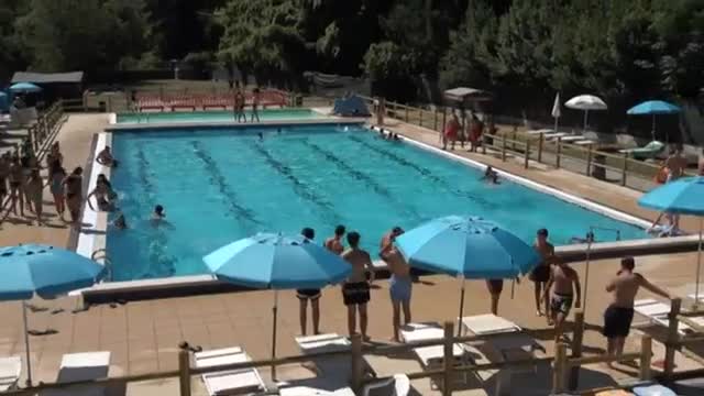primo giorno di apertura della piscina di vernio