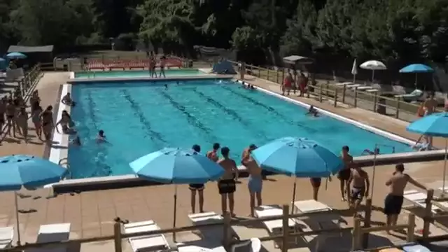 primo giorno di apertura della piscina di vernio