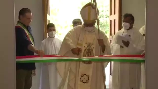 inaugurata la chiesa di sasseta dopo il restauro