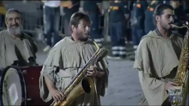 Esibizione opus band al corteggio 2022