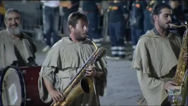 Esibizione opus band al corteggio 2022