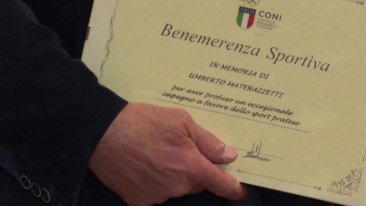 Benemerenze sportive Coni 2022 e premi Prato Loves Sport