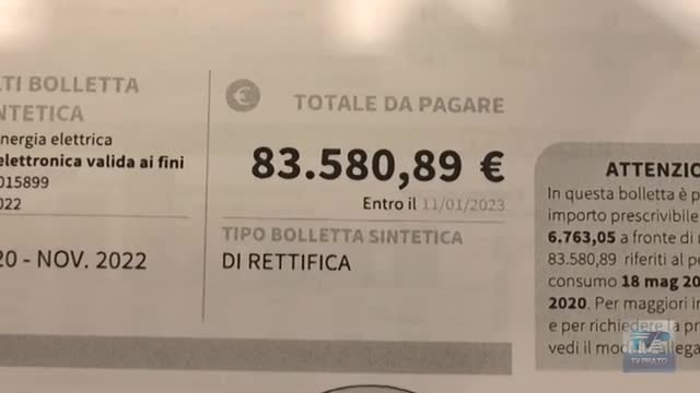 Bolletta di fine anno da incubo per un negozio: oltre 83 mila euro da pagare in seguito ai ricalcoli