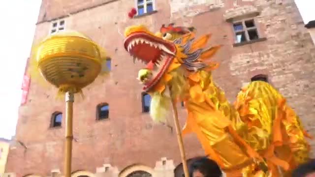 la sfilata per il capodanno cinese