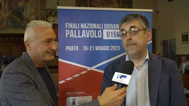 Presentazione finali nazionali giovanili Under 15 di pallavolo a Prato