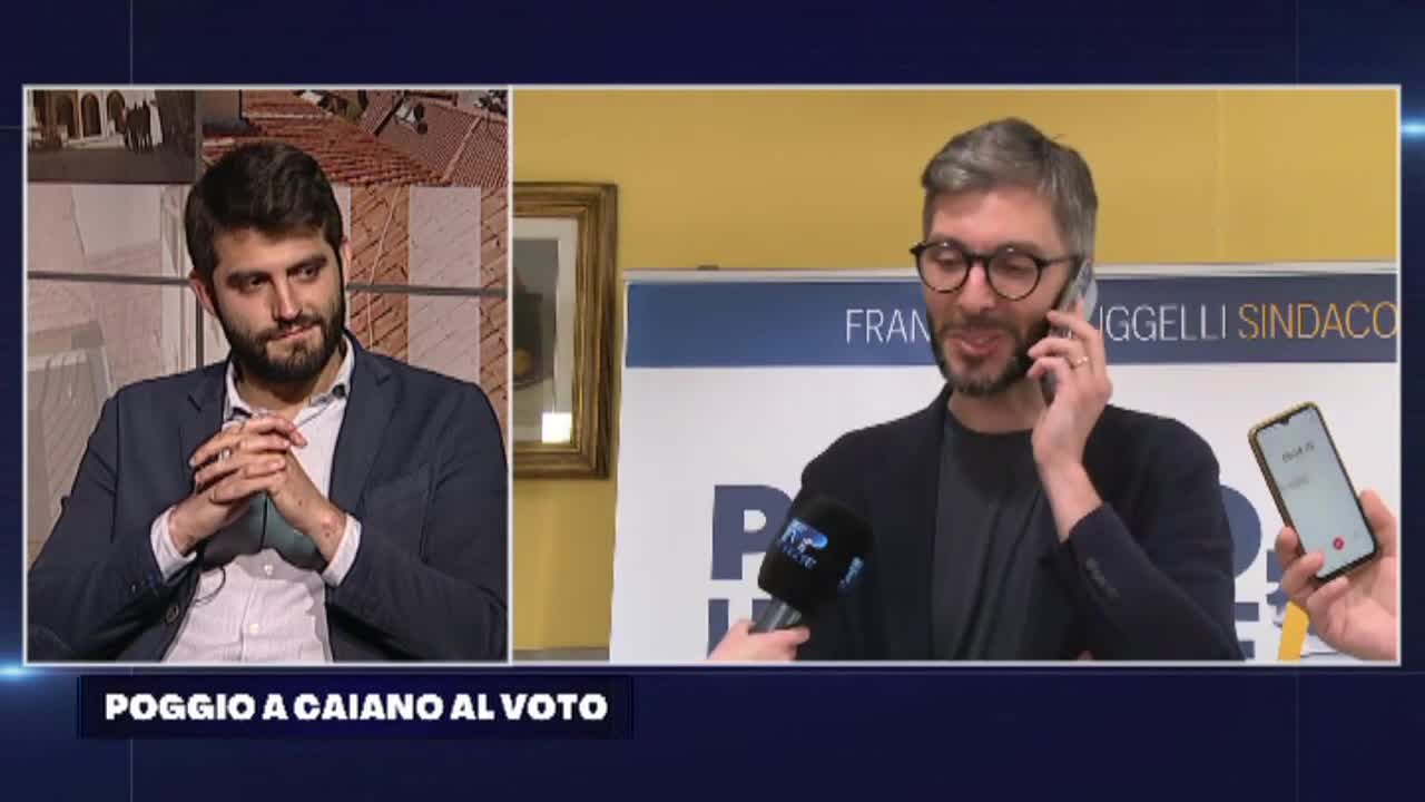Elezioni Poggio, Puggelli si congratula con Palandri: la telefonata durante la diretta di Tv Prato