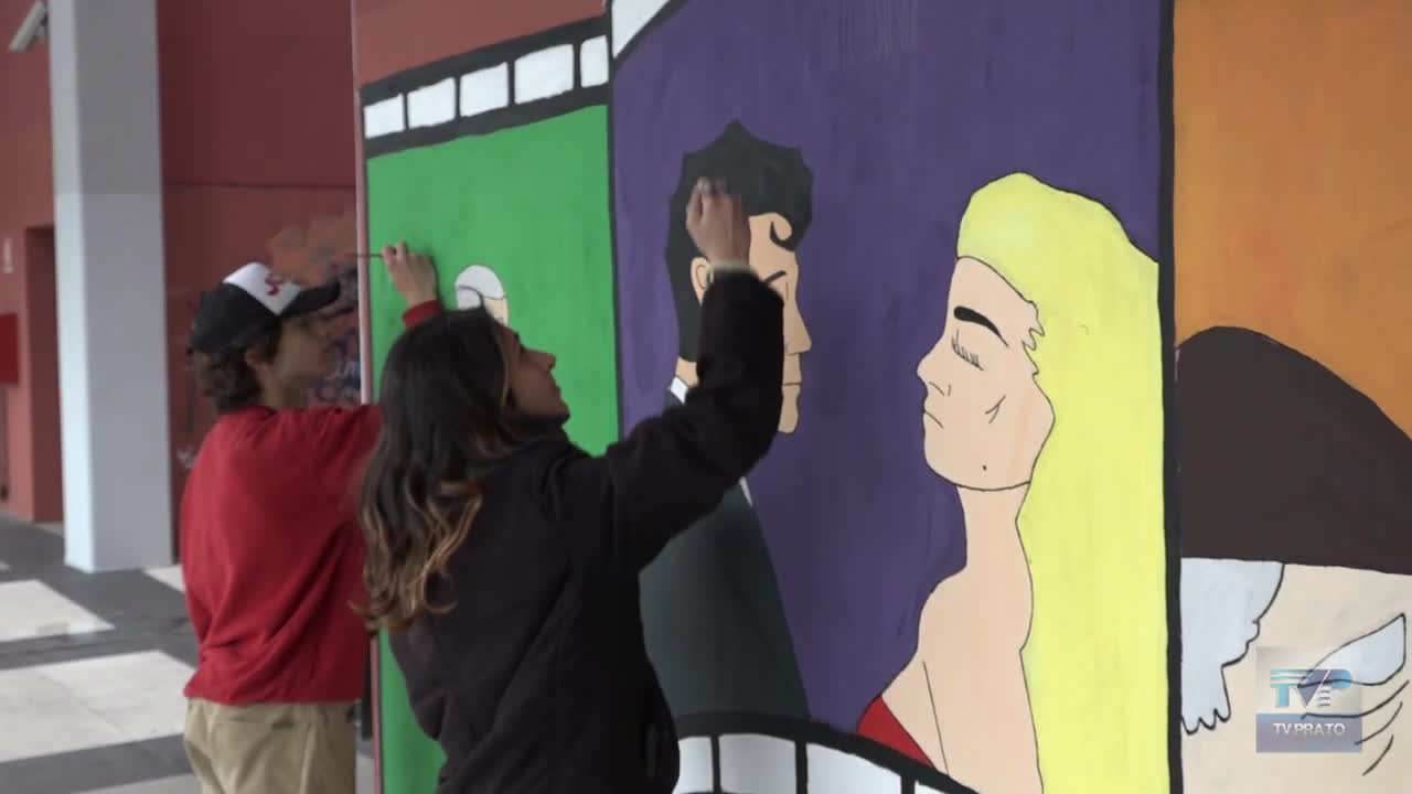 Omnia center street art, al cinema Giometti 20 murales realizzati dai ragazzi