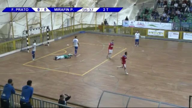 Calcio a 5 serie B, Futsal Prato  - Mirafin 3 -3