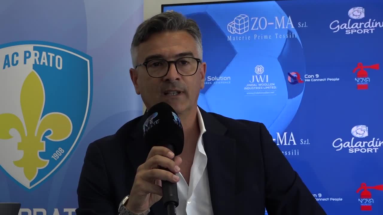 presentazione del nuovo direttore generale  dell'Ac Prato Ivano Pastore