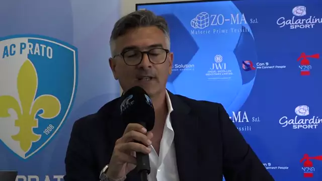 presentazione del nuovo direttore generale  dell'Ac Prato Ivano Pastore