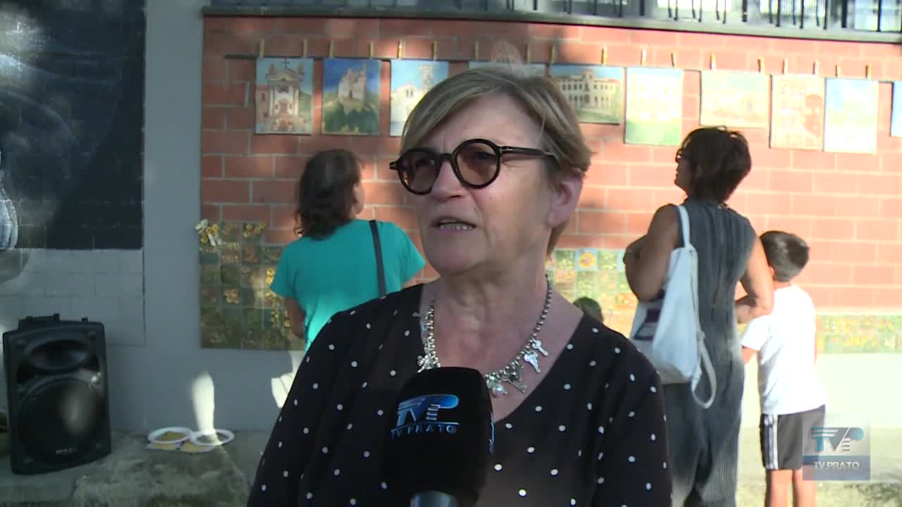 Le opere dei ragazzi del Coderino nel giardino Fabbriche d'arte a Montemurlo