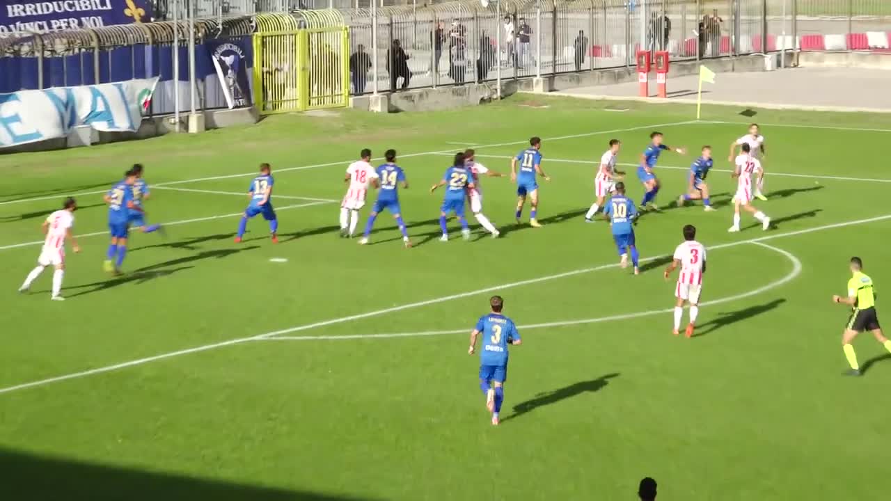 Prato -  Forlì 2- 2  ( gol e immagini salienti)