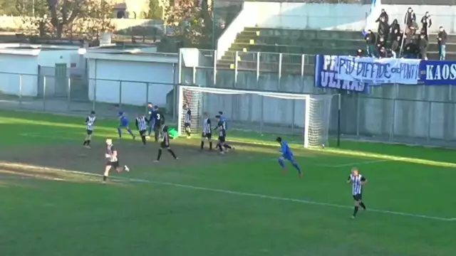 Serie D, Fanfulla -  Prato 1 -1 ( azioni salienti e gol)