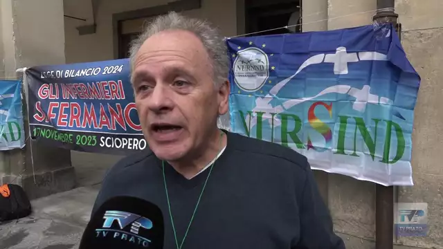 Sciopero del Nursind, infermieri in piazza a Prato: 